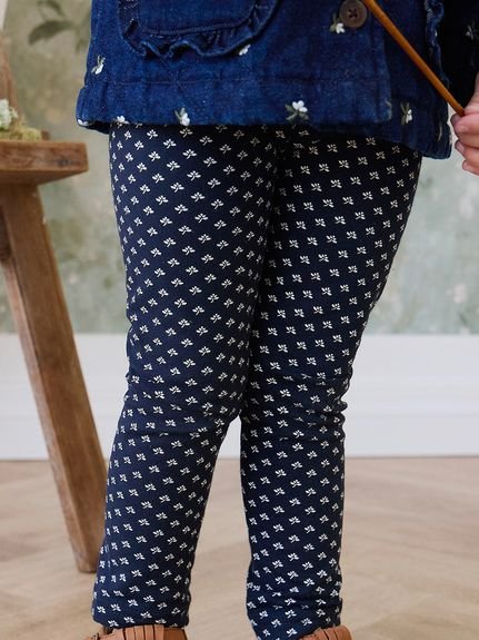 【ベビー＆キッズ】レギンス Lisa Petite Indigo／オーガニックコットン（70～120cm）