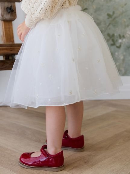【ベビー＆キッズ】エンブロイダリーチュチュスカート Parchment（70～120cm）