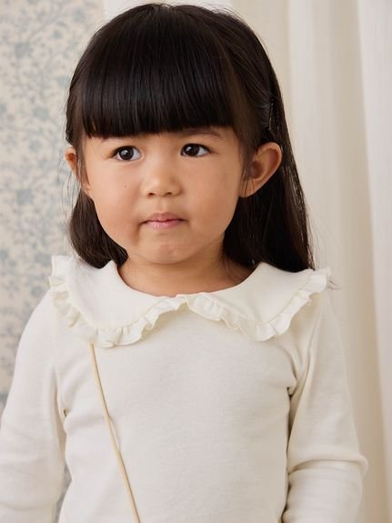 【ベビー＆キッズ】リブトップス Parchment／オーガニックコットン（70～120cm）