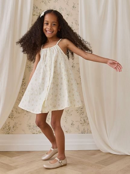 【ベビー＆キッズ】シアーサッカーキャミワンピース Justine Parchment（80～120cm）