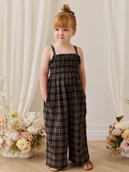 【ベビー＆キッズ】ジャンプスーツWoodland Check（70～120cm）