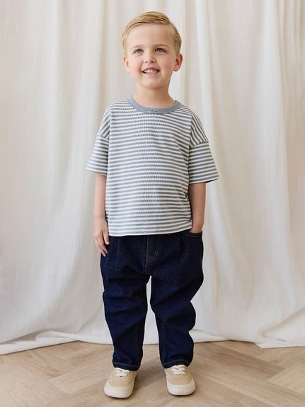 【ベビー＆キッズ】デニムロングパンツ Mid Indigo Dinim（70～120cm）