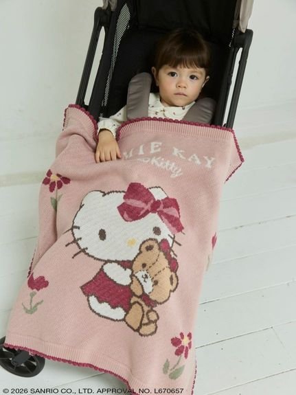 【HELLO KITTY】ニットJQブランケット