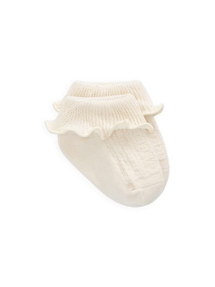 【ベビー＆キッズ】フリルソックス(9~14cm)